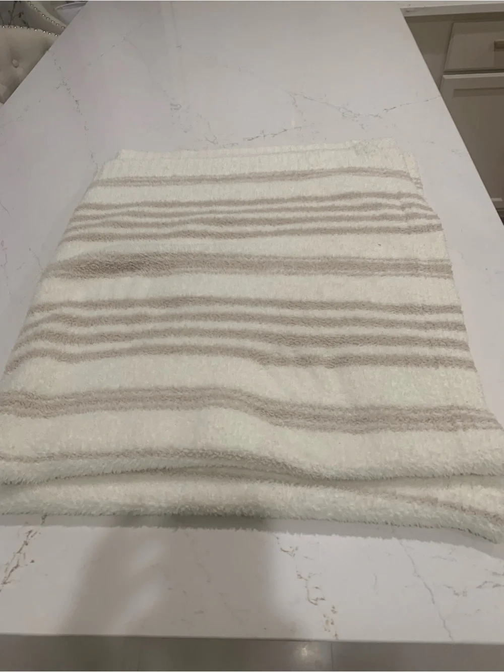 Barefoot Dreams Cozychic Multi Stripe Throw Blanket